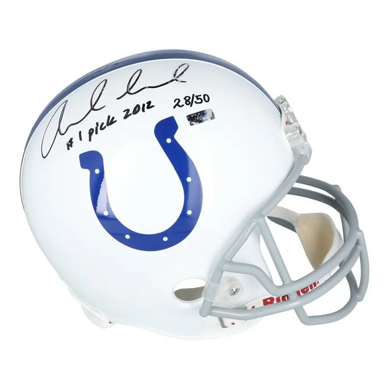 Andrew Luck Signed "#1 Pick 2012" Indianapolis Colts Full Size Helmet Panini COA