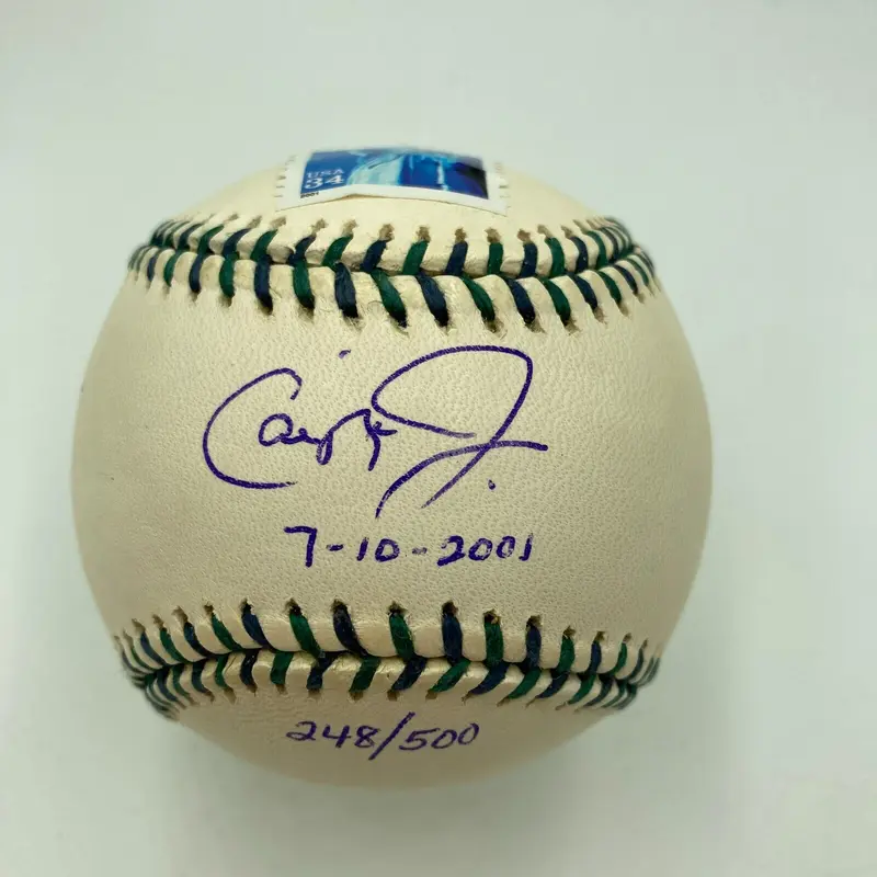 Cal Ripken Jr. "7-10-2001" Final All Star Game Signed Baseball JSA COA