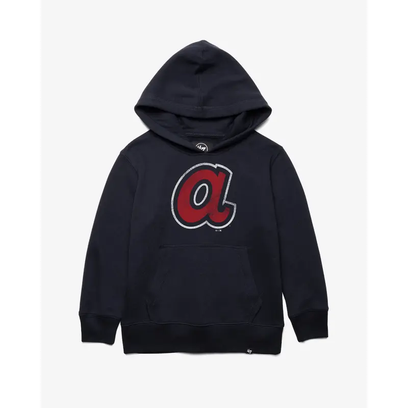 ATLANTA BRAVES DISTRESSED '47 IMPRINT HEADLNE HOOD KIDS