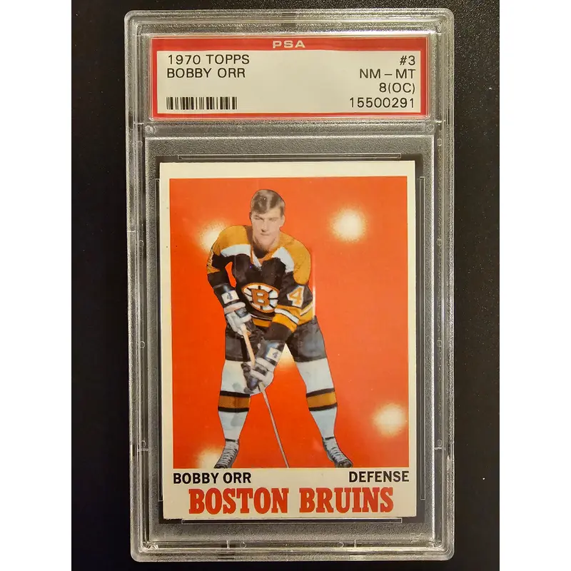 1970-71 Topps Bobby Orr #3 PSA 8 (OC)