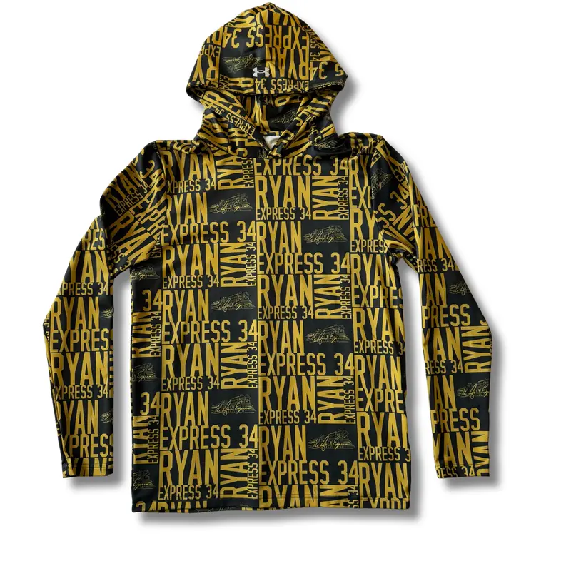 Round Rock Express Under Armour Black/Gold Ryan Express Hood
