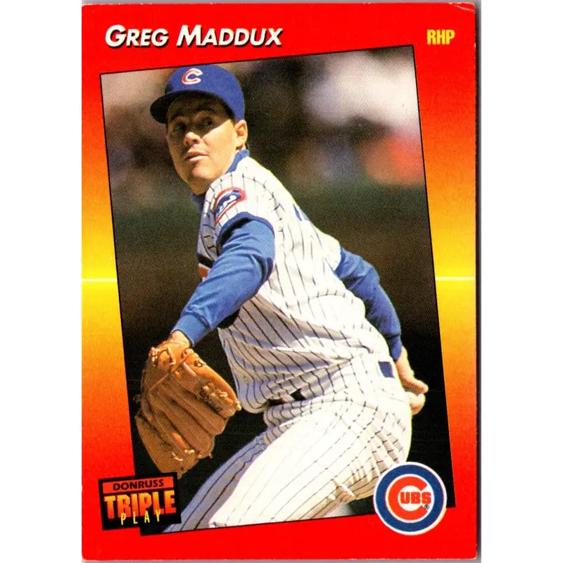 1992 Triple Play Greg Maddux #19