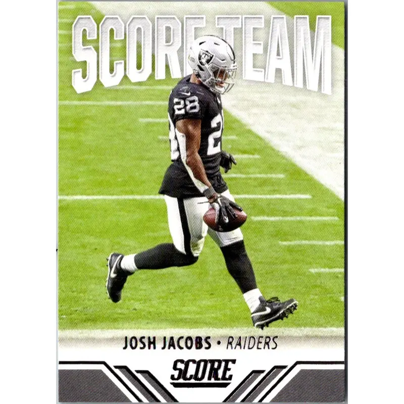 2021 Score Team Green Josh Jacobs #ST18