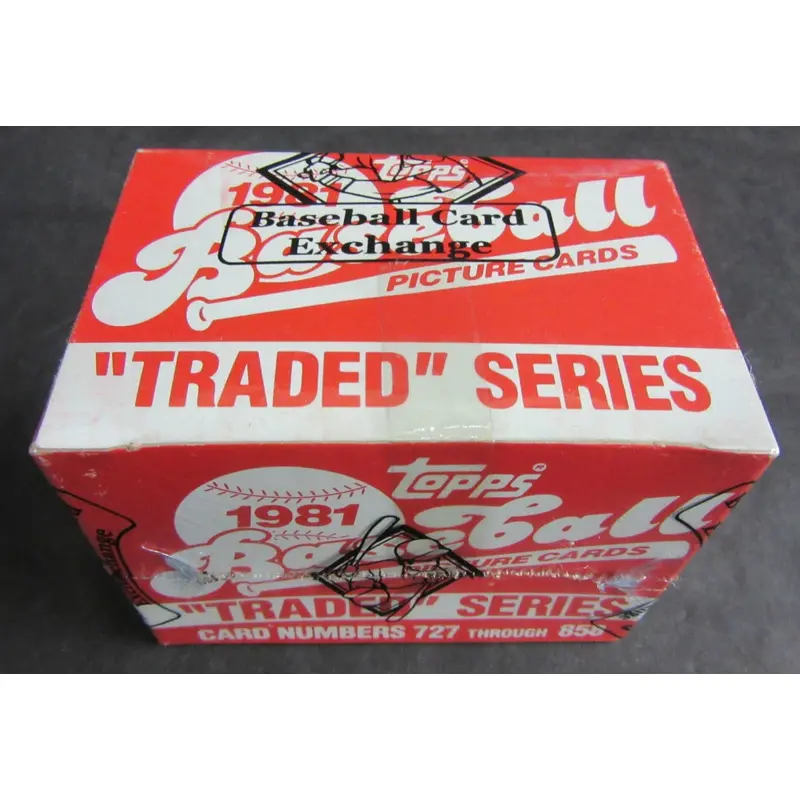 1981 Topps Baseball Traded Factory Set (Tape Intact) (BBCE)