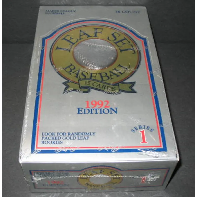 1992 Leaf Baseball Series 1 Box (36/15)