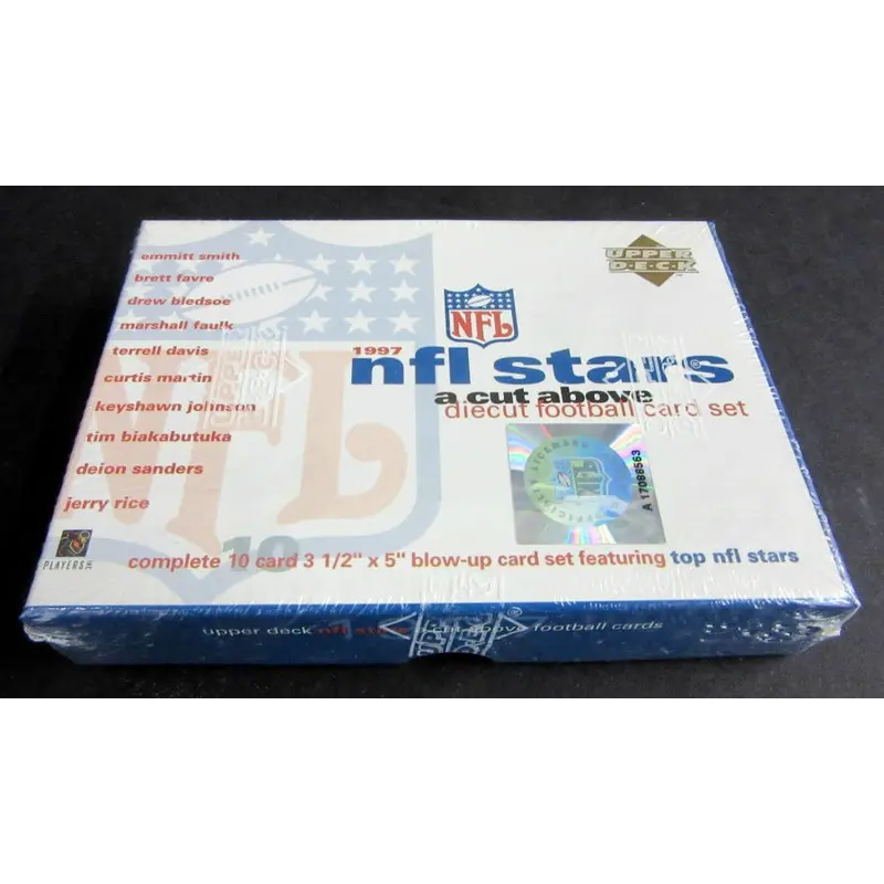 1997 Upper Deck Football NFL Stars A Cut Above Factory Set