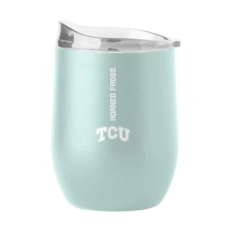 TCU 16oz Vertical Powder Coat Curved Bev