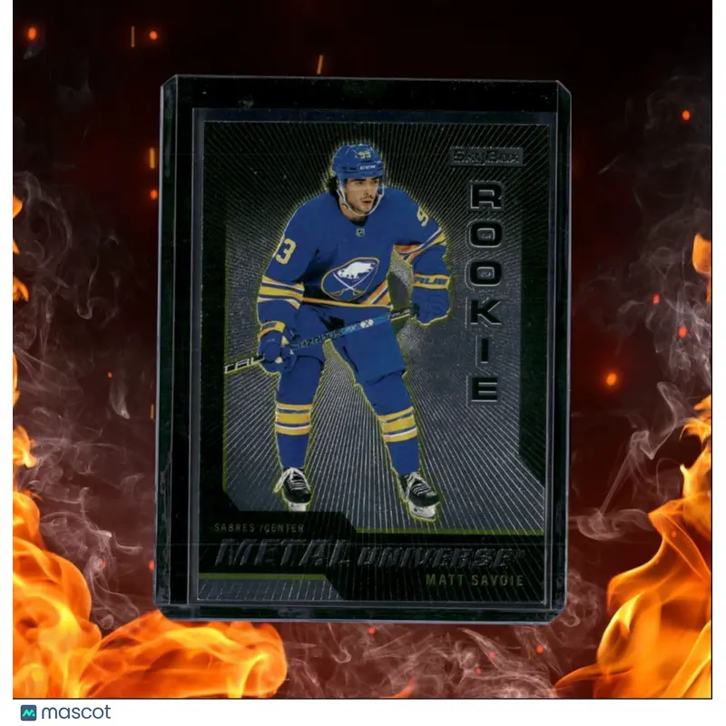 2023-24 SkyBox Metal Universe Matt Savoie Retro Rookie #R-42
