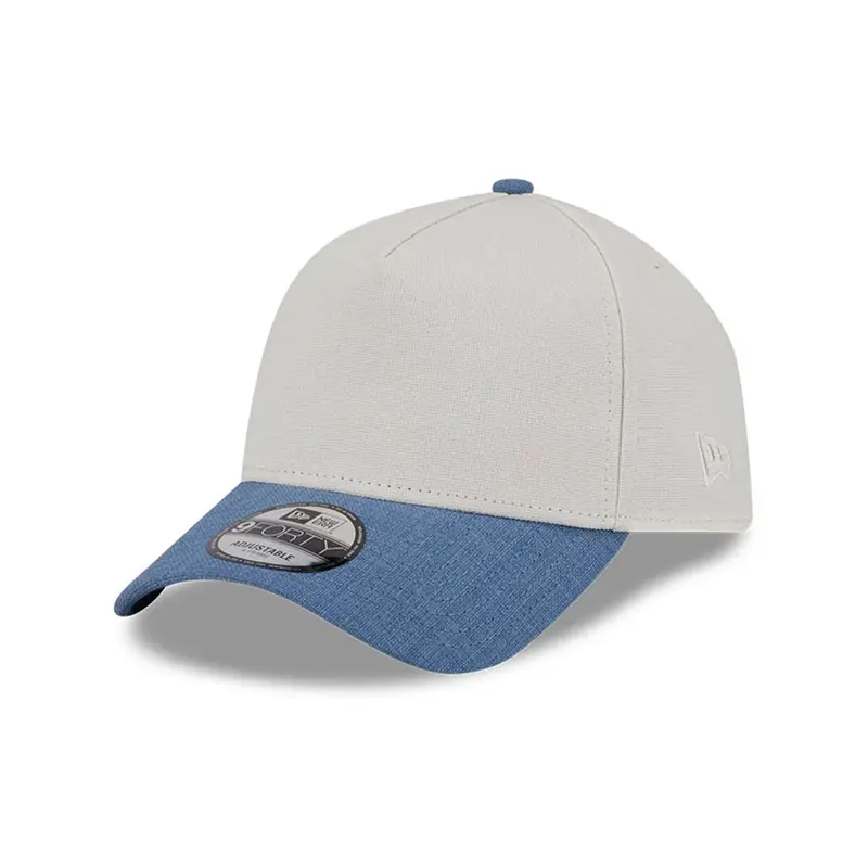 New Era Earth Day White & Blue 9FORTY A-Frame Adjustable Cap