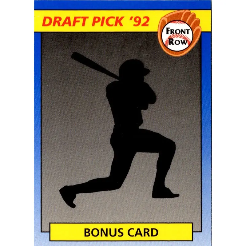 1992 Front Row Draft Picks Bonus Card #39