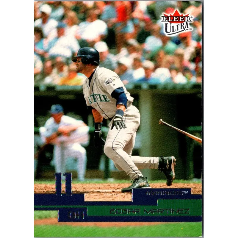 2002 Fleer Focus JE Kings of Swing Game Used Edgar Martinez #5