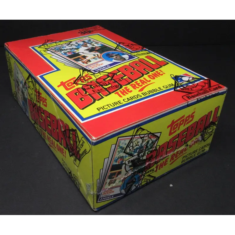 1983 Topps Baseball Unopened Michigan Test Box (BBCE) (Non X-Out)