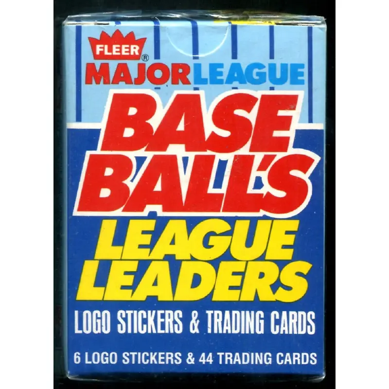 1988 Fleer Baseball League Leaders Factory Set