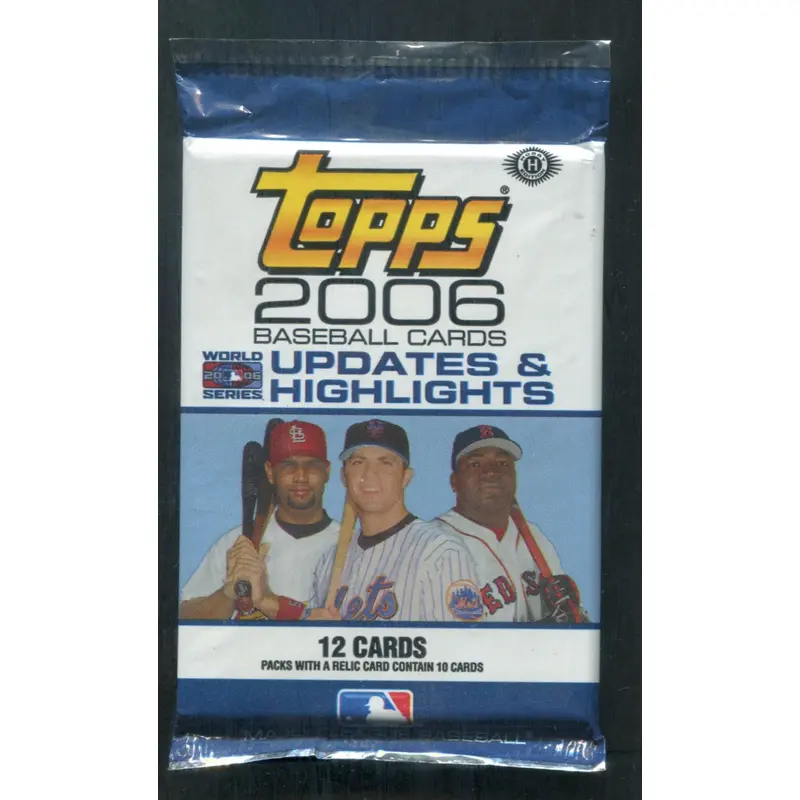 2006 Topps Baseball Updates & Highlights Unopened Pack (Hobby) (12)