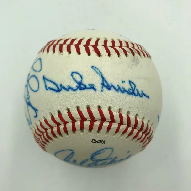 Duke Snider Brooklyn & Los Angeles Dodgers Greats Multi Signed Baseball