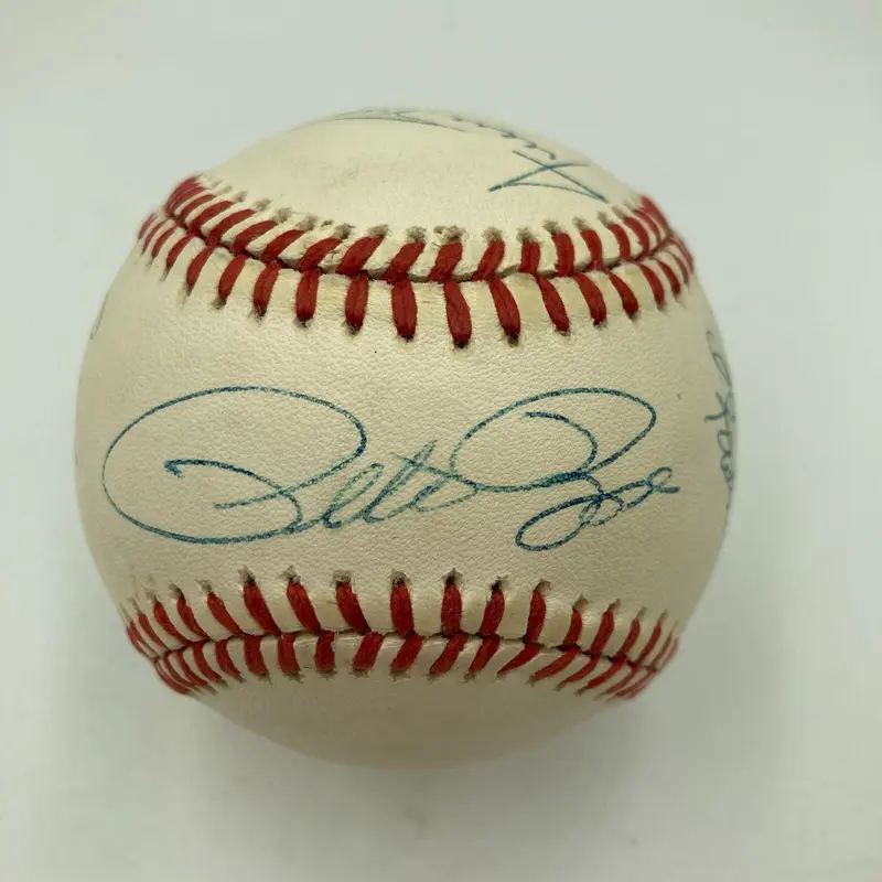 Willie Mays Hank Aaron Stan Musial 3,000 Hit Club Signed Baseball 8 Sigs JSA COA