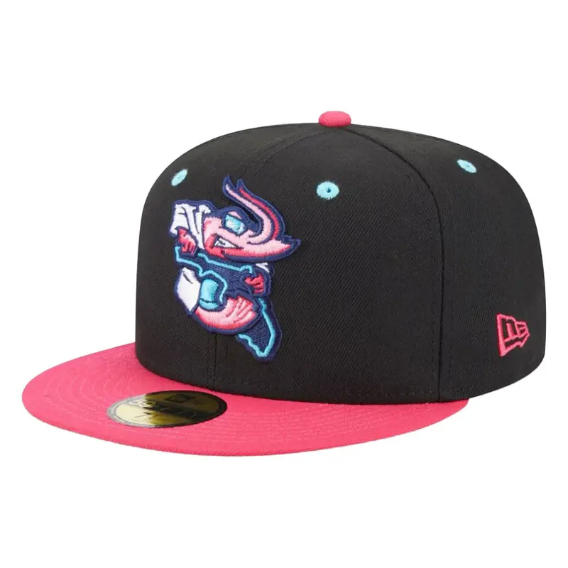 Jacksonville Jumbo Shrimp New Era Low Profile Vice Nights 59Fifty
