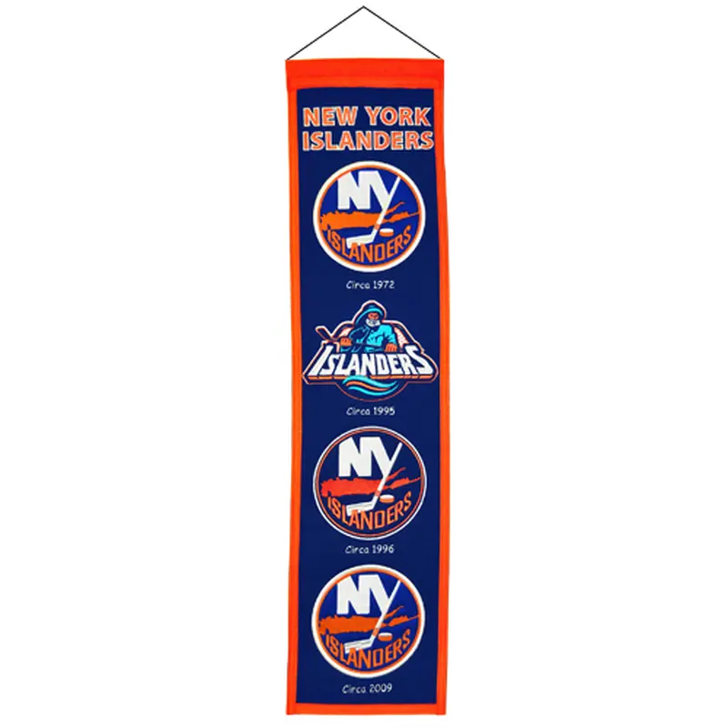 New York Islanders Logo Evolution Heritage Banner