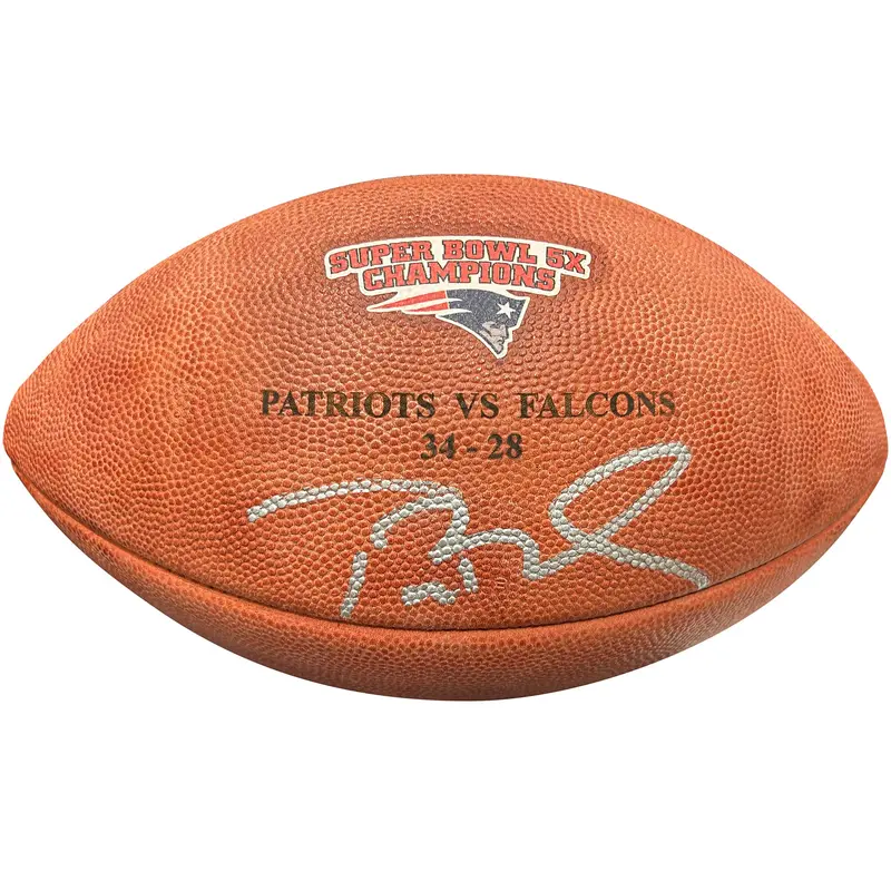 Tom Brady Autographed Official Super Bowl NFL Game Football Super Bowl - TriStar