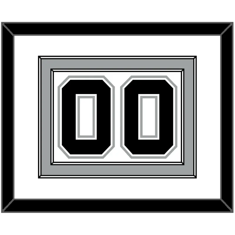 San Antonio Number - White Association - Double Mat 1