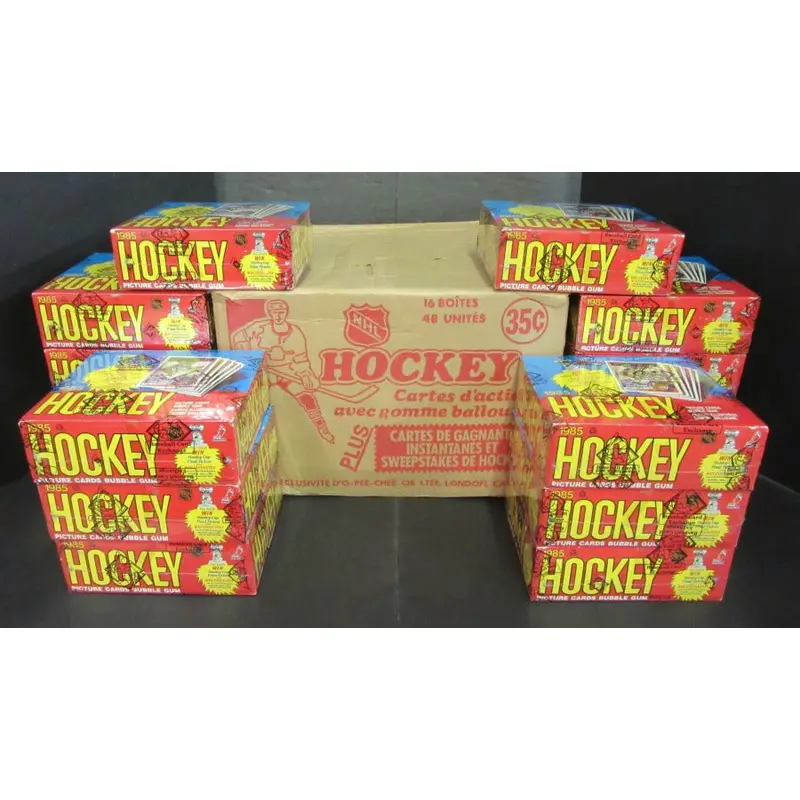 1984/85 OPC O-Pee-Chee Hockey Unopened Wax Case (16 Box) (BBCE)