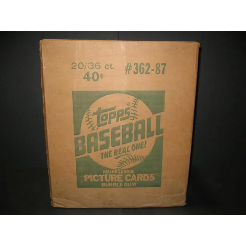 1987 Topps Baseball Unopened Wax Case (20 Box) (Sealed)