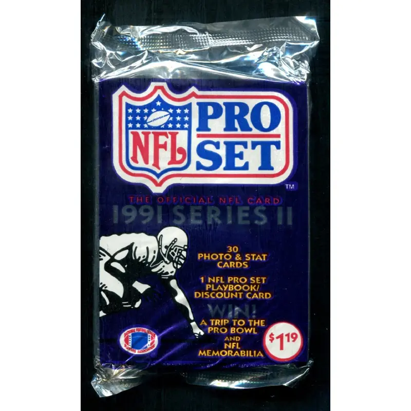 1991 Pro Set Football Series 2 Jumbo Pack (30) (Pre-Priced)