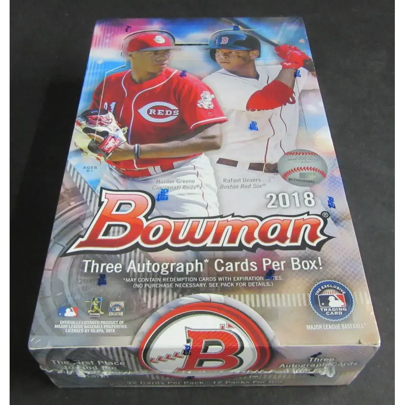 2018 Bowman Baseball Jumbo Box (Hobby) (12/32)