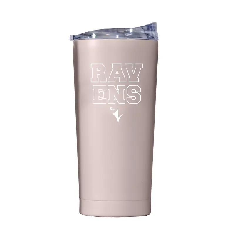Carleton University 20oz Dusk Stencil Powder Coat Tumbler
