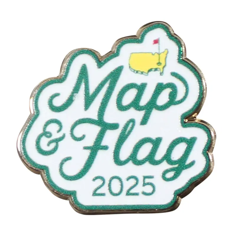 2025 Map & Flag Masters Augusta National Golf Club Pin