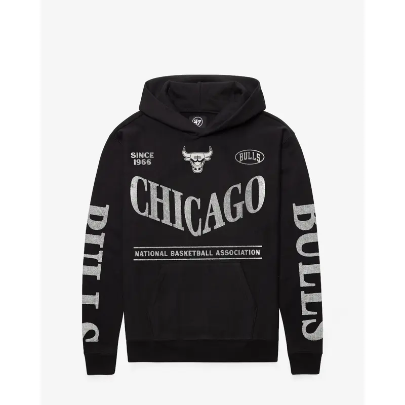 CHICAGO BULLS GRINDSTONE '47 FOUNDATION HOOD