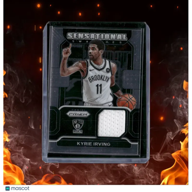 2021-22 Panini Prizm Kyrie Irving Sensational Swatches Jersey #18