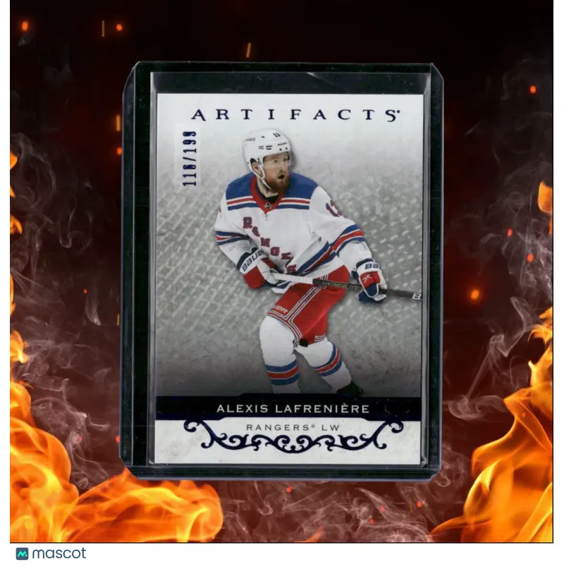 2021-22 Upper Deck Artifacts Alexis Lafreniere Sapphire Blue 116/199 #106