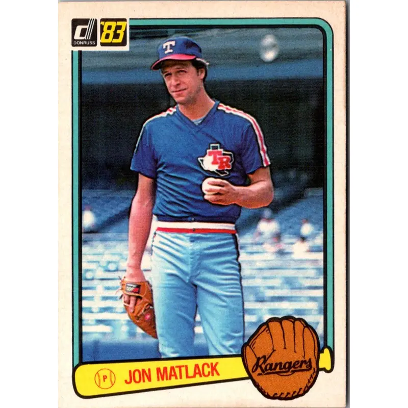 1983 Donruss Jon Matlack #195