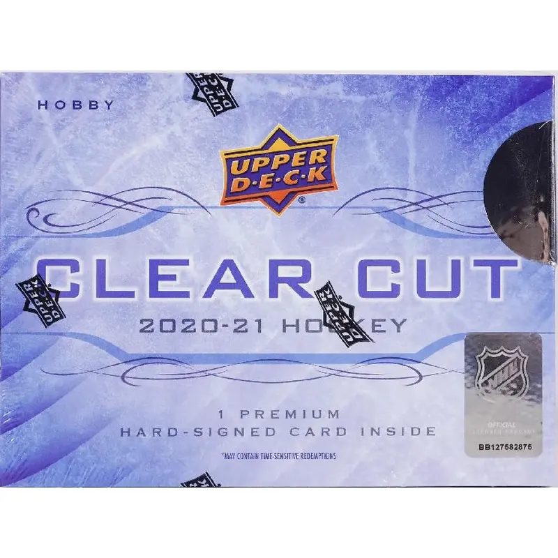 2020/21 Upper Deck Clear Cut Hockey Hobby Box - 1 Card