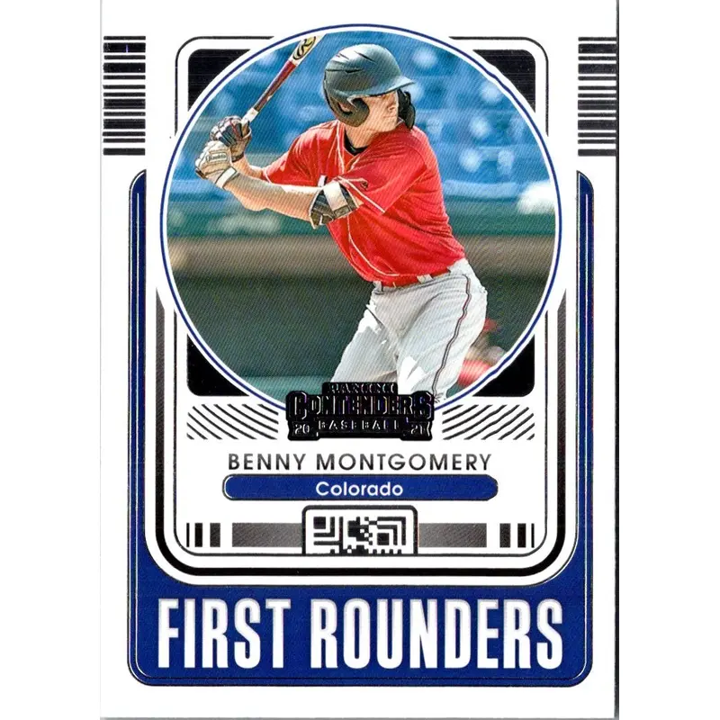 2021 Panini Contenders First Rounders Benny Montgomery #FR-BM