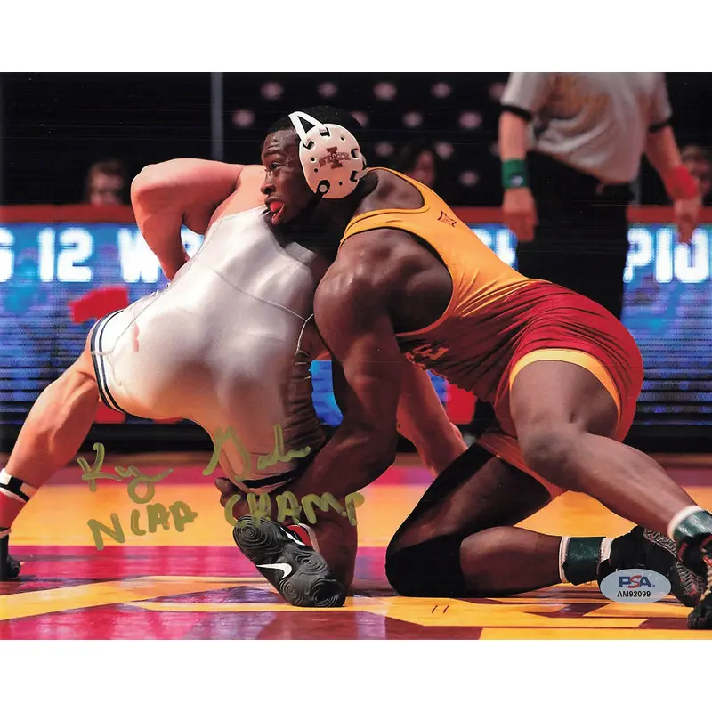 Kyven Gadson signed 8x10 photo PSA/DNA Autographed "NCAA Champs"