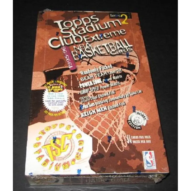 1995/96 Topps Stadium Club Basketball Series 2 Box (Hobby)