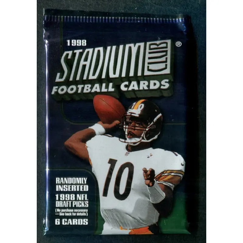 1998 Topps Stadium Club Football Unopened Pack (6)