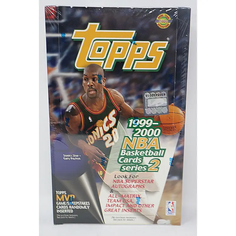 1999/00 Topps Basketball Series 2 Jumbo Box (HTA) (12/40)