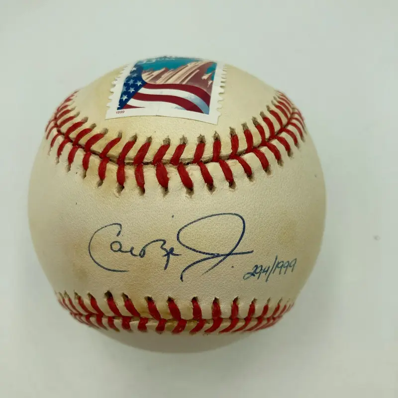 Cal Ripken Jr. 400th Home Run Signed Postmarked American League Baseball JSA COA