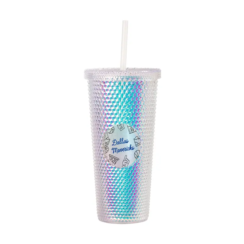 Dallas Mavericks 24oz Playmaker Iridescent Stud Tumbler