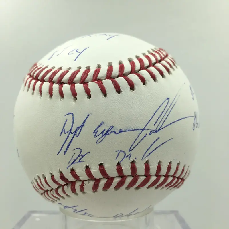 Dwight Doc Gooden Signed Heavily Inscribed MLB Baseball PSA DNA COA