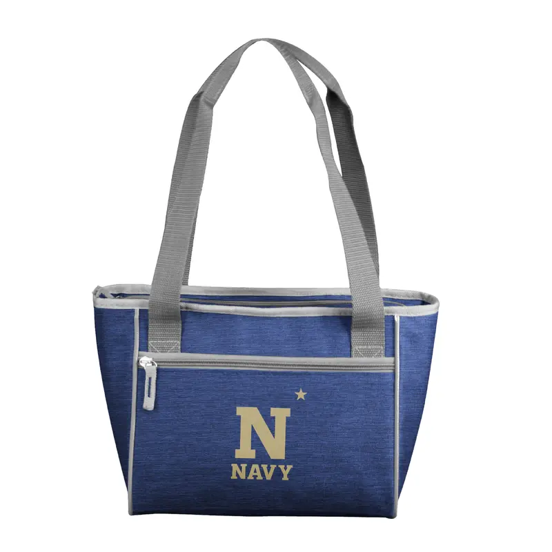 Naval Academy Crosshatch 16 Can Cooler Tote