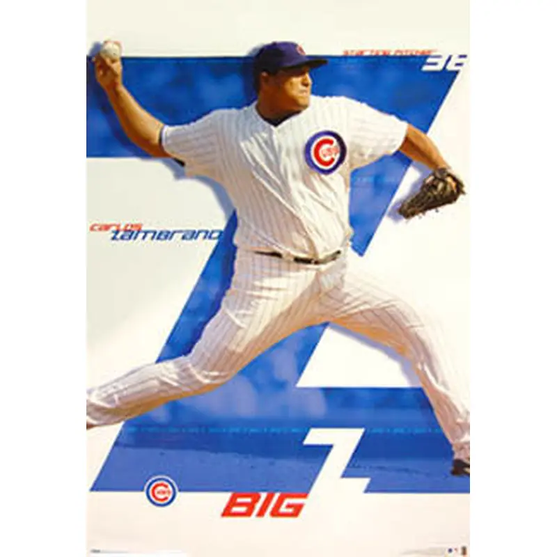 Carlos Zambrano "Big Z" Chicago Cubs Poster - Costacos 2008