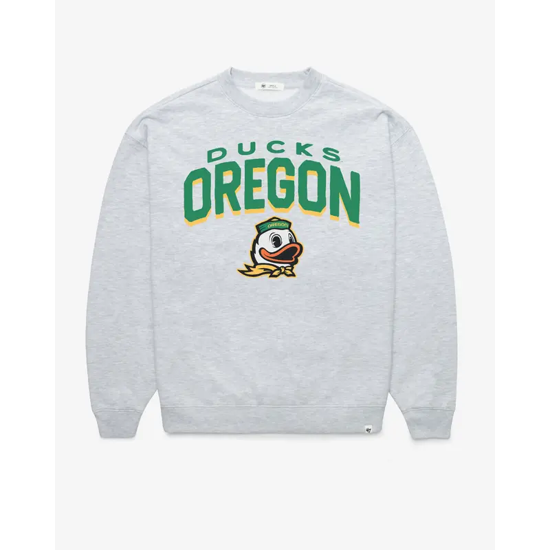 OREGON DUCKS CAMPUS ARCH CLOUD '47 OVERSIZED CREW WOMENS