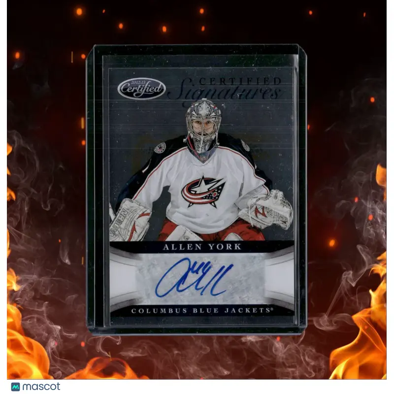 2012-13 Panini Certified Allen York Certified Signatures Auto #CS-AY