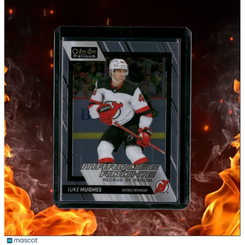 2023-24 O-Pee-Chee Platinum Luke Hughes Marquee (C) Rookie #204