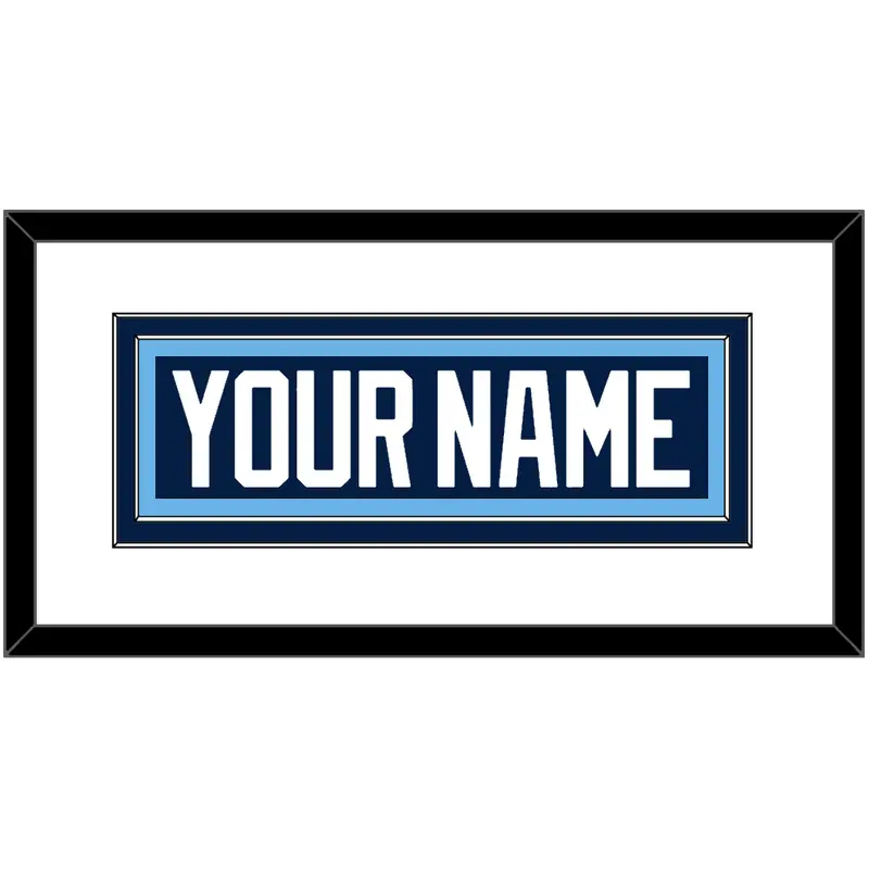 Pittsburgh Nameplate - 2011 Winter Classic Blue - Double Mat 1