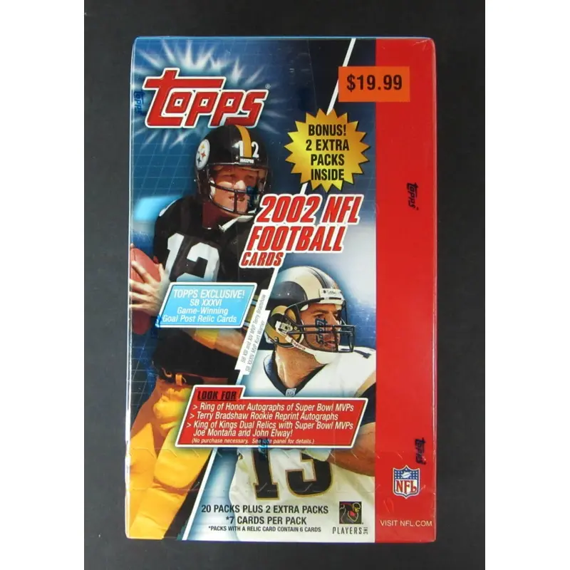 2002 Topps Football Blaster Box (22/7)